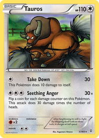 Tauros - Generations (GEN) #57/83 - Rare Pokémon Trading Card
