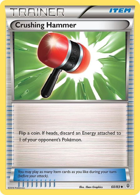 Crushing Hammer - Generations Pokémon trading card