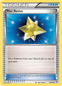 Max Revive - Generations (GEN) #65/83 - Uncommon Pokémon Trading Card