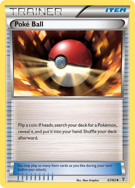 Poke Ball - Generations Pokémon trading card