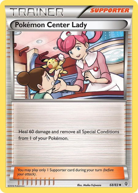 Pokemon Center Lady - Generations Pokémon trading card