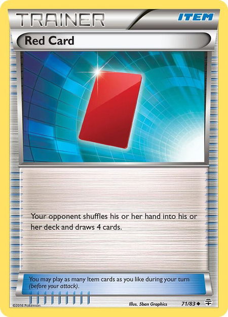 Red Card - Generations Pokémon trading card