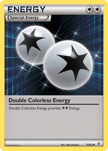 Double Colorless Energy - Generations Pokémon trading card