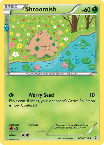Shroomish - Generations: Radiant Collection Pokémon trading card