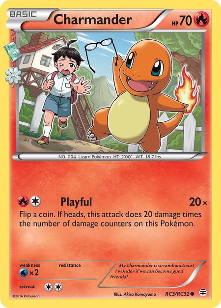 Charmander - Generations: Radiant Collection Pokémon trading card