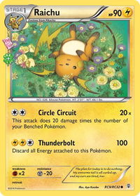 Raichu - Generations: Radiant Collection (GEN) #RC9/RC32 - Common Pokémon Trading Card