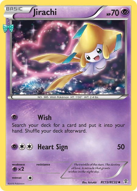 Jirachi - Generations: Radiant Collection Pokémon trading card