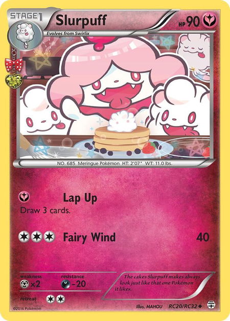 Slurpuff - Generations: Radiant Collection Pokémon trading card