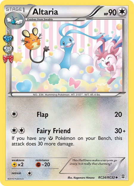 Altaria - Generations: Radiant Collection Pokémon trading card