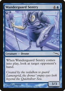 Wanderguard Sentry - Mirrodin (MRD) #56 - Common Magic: The Gathering Trading Card