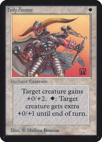 Holy Armor - Alpha Edition (LEA) #23 - Common Magic: The Gathering Trading Card