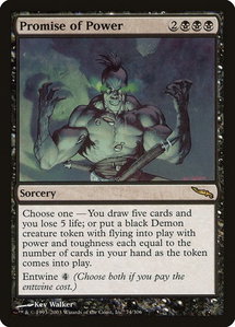 Promise of Power - Mirrodin (MRD) #74 - Rare Magic: The Gathering Trading Card