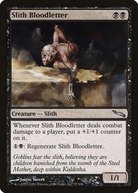 Slith Bloodletter - Mirrodin (MRD) #77 - Uncommon Magic: The Gathering Trading Card
