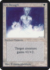 Holy Strength - Alpha Edition (LEA) #24 - Common Magic: The Gathering Trading Card