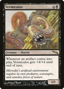 Vermiculos - Mirrodin (MRD) #80 - Rare Magic: The Gathering Trading Card
