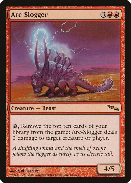 Arc-Slogger trading card from Mirrodin Arc-Slogger - Mirrodin Magic: The Gathering trading card