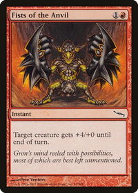 Fists of the Anvil - Mirrodin (MRD) #91 - Common Magic: The Gathering Trading Card