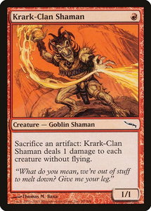 Krark-Clan Shaman - Mirrodin (MRD) #98 - Common Magic: The Gathering Trading Card
