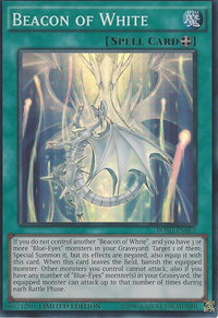 Beacon of White - Breakers of Shadow (BOSH) #BOSH-ENSE3 - Super Rare YuGiOh Trading Card