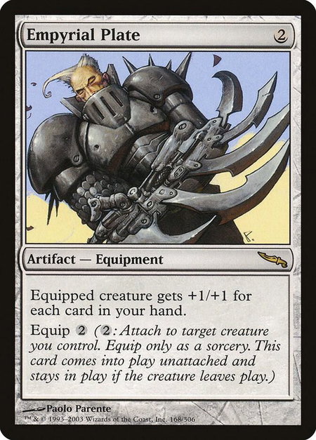 Empyrial Plate - Mirrodin Magic: The Gathering trading card