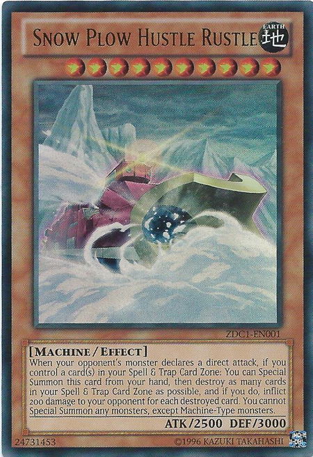 Snow Plow Hustle Rustle - Yu-Gi-Oh! ZEXAL World Duel Carnival Promos YuGiOh trading card