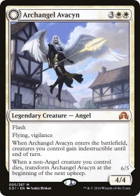 Archangel Avacyn - Shadows over Innistrad (SOI) #5 - Mythic Rare Magic: The Gathering Trading Card