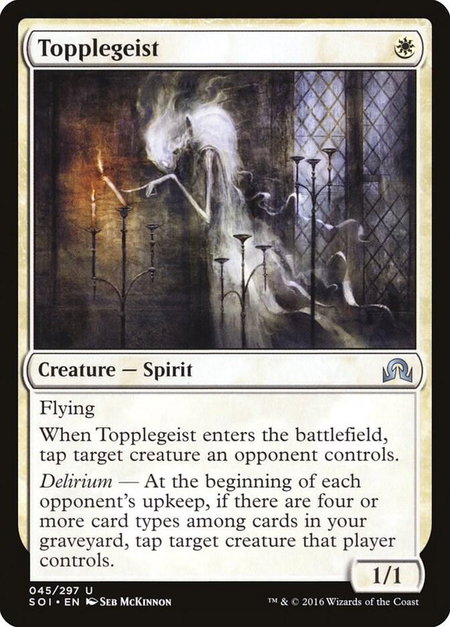 Topplegeist trading card from Shadows over Innistrad Topplegeist - Shadows over Innistrad Magic: The Gathering trading card