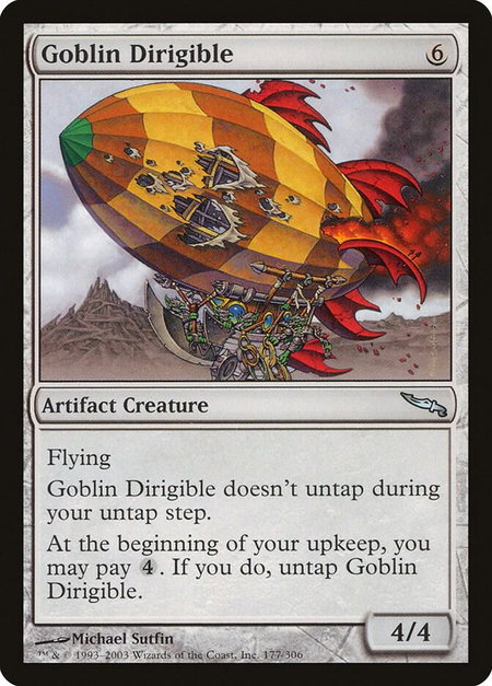 Goblin Dirigible - Mirrodin Magic: The Gathering trading card