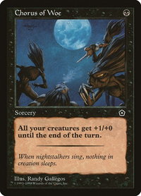 Chorus of Woe - Portal Second Age (P02) #65 - Common Magic: The Gathering Trading Card