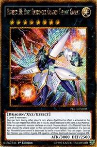 Number 38: Hope Harbinger Dragon Titanic Galaxy - Premium Gold: Infinite Gold YuGiOh trading card