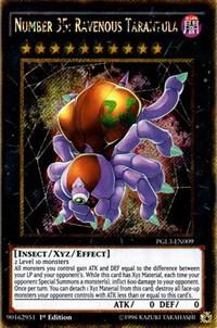 Number 35: Ravenous Tarantula - Premium Gold: Infinite Gold YuGiOh trading card