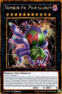 Number 84: Pain Gainer - Premium Gold: Infinite Gold YuGiOh trading card
