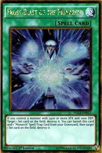 Frost Blast of the Monarchs - Premium Gold: Infinite Gold YuGiOh trading card
