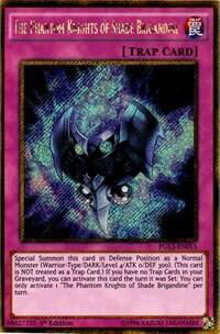 The Phantom Knights of Shade Brigandine - Premium Gold: Infinite Gold (PG3) #PGL3-EN015 - Secret Rare YuGiOh Trading Card