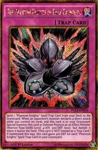 The Phantom Knights of Dark Gauntlets - Premium Gold: Infinite Gold (PG3) #PGL3-EN016 - Secret Rare YuGiOh Trading Card