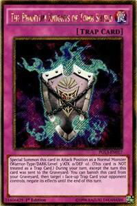 The Phantom Knights of Tomb Shield - Premium Gold: Infinite Gold (PG3) #PGL3-EN017 - Secret Rare YuGiOh Trading Card