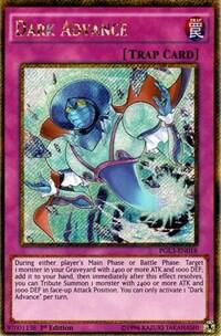 Dark Advance - Premium Gold: Infinite Gold (PG3) #PGL3-EN018 - Secret Rare YuGiOh Trading Card