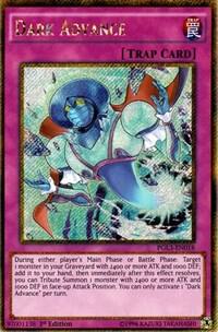 Dark Advance trading card from Premium Gold: Infinite Gold Dark Advance - Premium Gold: Infinite Gold YuGiOh trading card
