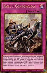 King's Consonance trading card from Premium Gold: Infinite Gold King's Consonance - Premium Gold: Infinite Gold YuGiOh trading card