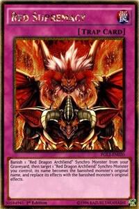 Red Supremacy - Premium Gold: Infinite Gold YuGiOh trading card