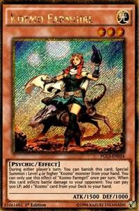 Kozmo Farmgirl - Premium Gold: Infinite Gold YuGiOh trading card