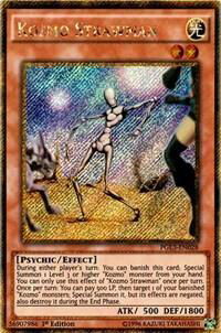 Kozmo Strawman - Premium Gold: Infinite Gold (PG3) #PGL3-EN028 - Secret Rare YuGiOh Trading Card