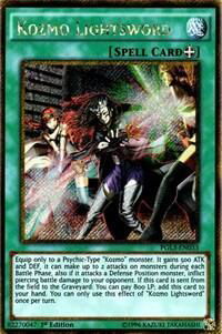 Kozmo Lightsword - Premium Gold: Infinite Gold (PG3) #PGL3-EN033 - Secret Rare YuGiOh Trading Card