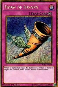 Horn of Heaven - Premium Gold: Infinite Gold YuGiOh trading card