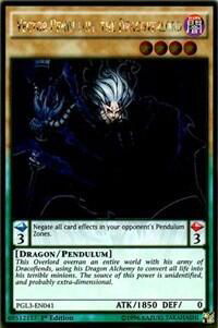 Vector Pendulum, the Dracoverlord - Premium Gold: Infinite Gold (PG3) #PGL3-EN041 - Rare YuGiOh Trading Card