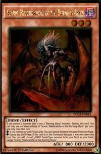 Scarm, Malebranche of the Burning Abyss - Premium Gold: Infinite Gold (PG3) #PGL3-EN043 - Rare YuGiOh Trading Card
