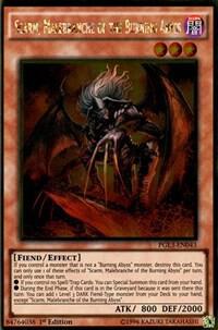 Scarm, Malebranche of the Burning Abyss - Premium Gold: Infinite Gold YuGiOh trading card