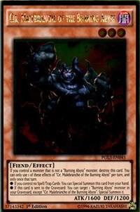 Cir, Malebranche of the Burning Abyss - Premium Gold: Infinite Gold YuGiOh trading card