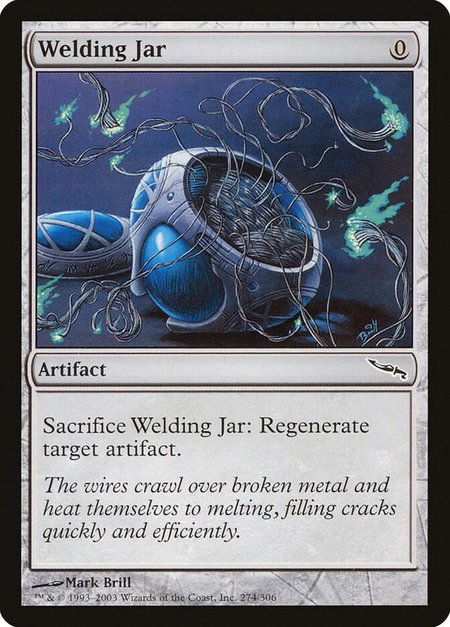 Welding Jar - Mirrodin Magic: The Gathering trading card