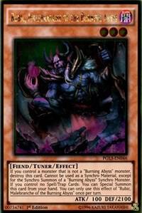 Rubic, Malebranche of the Burning Abyss - Premium Gold: Infinite Gold YuGiOh trading card